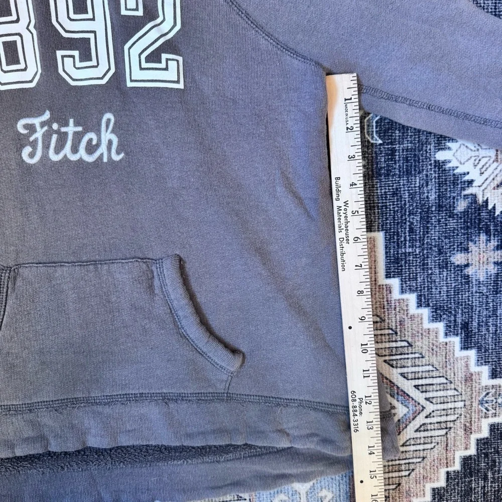 Abercrombie & Fitch Taupe Brown 100% Cotton Hooded Sweatshirt Women’s Size M